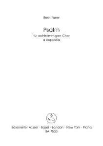 Psalm Gloria tibi Domine