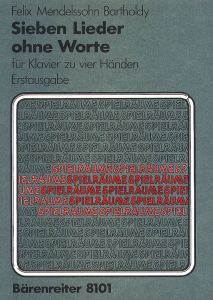 Seven Songs Without Words Op.62/1-6, Op.67/1 (Piano Duet)