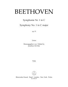 Symphony No.1 in C major Op.21 (Viola)