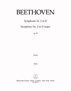 Symphony No.2 in D major Op.36 (Viola)