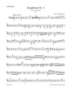 Symphony No.3 in E-flat major Op.55 (Eroica) (Double Bass)