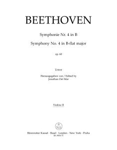 Symphony No.4 in B-flat major Op.60 (Violin II)