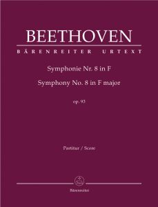 Symphony No.8 in F major Op.93 (Full Score, paperback)