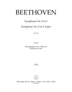 Symphony No.8 in F major Op.93 (Viola)