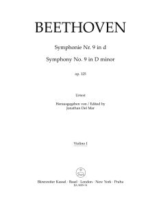 Symphony No.9 in D minor Op.125 (Violin I)