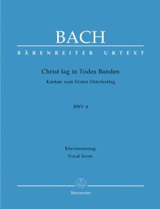 Cantata No.4 Christ lag in Todes Banden (BWV 4) (Vocal Score)
