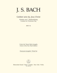 Cantata No.91 Gelobet seist du, Jesu Christ (BWV 91) (Wind Set)