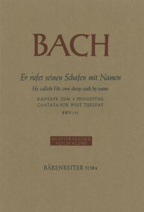 Cantata No.175 Er rufet seinen Schafen mit Namen (BWV 175) (Vocal Score)
