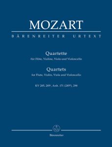 Quartets for Flute, Violin, Viola and Violoncello (Study Score)