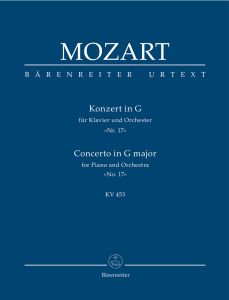 Concerto for Piano No.17 in G major (K.453) (Study Score)