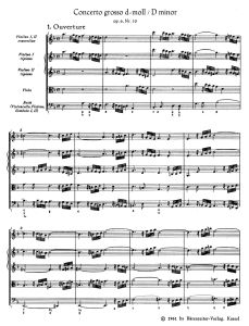 Concerto Grosso in D minor Op.6/10 (HWV 328) (Study Score)