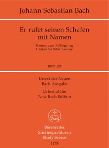 Cantata No.175 Er rufet seinen Schafen mit Namen (BWV 175) (Study Score)