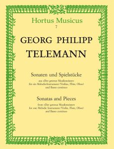 Sonatas and Pieces for one Melodic Instrument (Violin, Flute, Oboe) and Basso continuo