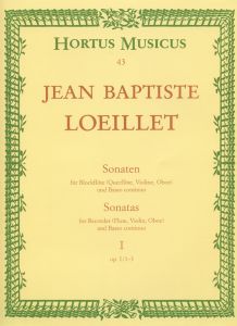 Sonatas for Recorder (Flute, Violin, Oboe) & Basso continuo I Op.1/1-3
