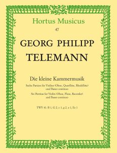 Little Chamber Music: 6 Partitas for Violin (Flute, Oboe, Recorder) & Basso continuo (Score & Parts)