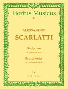 Sinfonia No. 4 in E minor (Full Score)