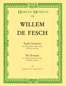 Six Sonatas Bk.II Nos.4-6 for Violin (Flute, Oboe) & Basso continuo