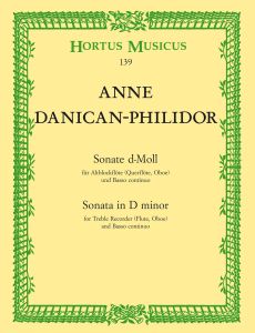 Sonata in D minor for Treble Recorder (Flute, Oboe) & Basso continuo