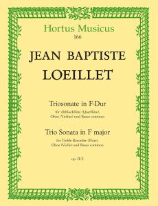 Trio Sonata in F major for Recorder (Flute), Oboe (Violin) & Basso continuo Op.II/2