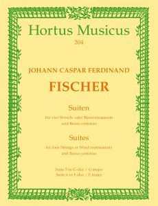 Suites for four Strings or Wind Instruments and Basso continuo (Full Score & Parts)