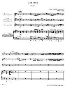 Concerto Op.21/4 for 2 Solo Instruments, 3 Violins & Basso continuo (Score & Parts)