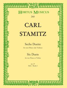 Six Duets for two Flutes or Violins Op.27 Volume II (Playing Score)