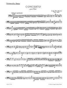 Concerto for Flute in D Op.27 (G.489) (Cello/Double Bass)