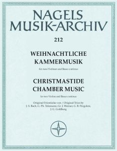 Christmastide Chamber Music for two Violins and Basso continuo (Score & Parts)