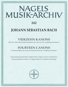 14 Canons (2-6 pt) (BWV 1087) Set