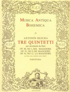 Three Quintets for Wind (Op.88 & Op.91) (Full Score)
