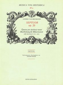 Septet Op.20 arranged for Wind Nonet (Full Score, paperback)