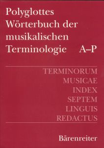 Polyglot Dictionary of Musical Terms (in 2 volumes)