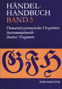 Handel Handbuch Vol 3