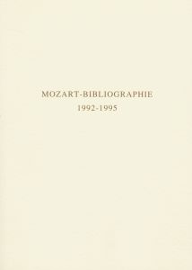 Mozart Bibliography 1992-95