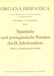 Organa Hispanica Book 6: 8 Spanish & Portuguese Sonatas of the 18th Century