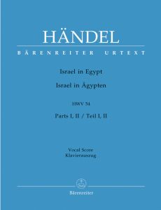 Israel in Egypt (HWV 54) (Vocal Score)