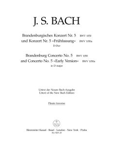 Brandenburg Concerto No.5 in D major (BWV 1050) (Flute)