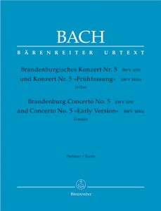 Brandenburg Concerto No.5 in D major (BWV 1050) (Full Score, paperback)