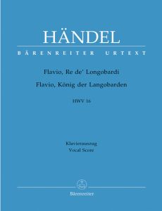 Flavio, Re de' Longobardi (HWV 16) (Vocal Score)