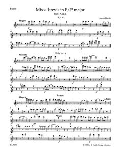 Missa brevis in F major (Hob XXII:1) (Wind Set)