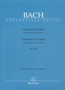 Concerto for Harpsichord in G minor (BWV 1058) (two-piano reduction)