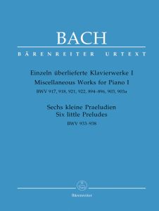 Miscellaneous Works for Piano I