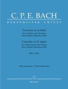 Concerto for Harpsichord in D minor BWV 1052a (two-piano reduction)