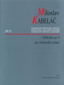 Sonata Op.9 for Cello & Piano