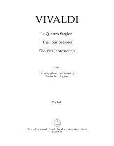 The Four Seasons (Cembalo)