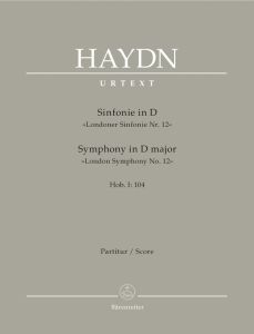Symphony No.104 in D major (London) (Hob.I:104) (Full Score)