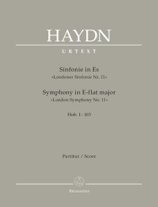 Symphony No.103 in E-flat major (The Drumroll) (Hob.I:103) (Full Score)