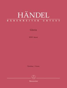 Gloria (HWV deest) (Full Score)