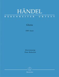 Gloria (HWV deest) (Vocal Score)