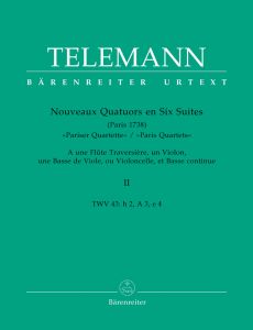 Nouveaux Quatuors en Six Suites II: Paris Quartets II (Score & Parts)